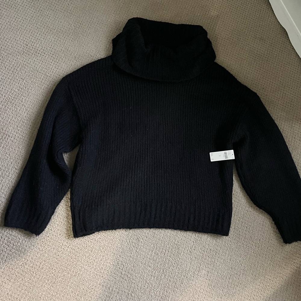 Women’s Anthropologie Black Turtleneck Sweater size M